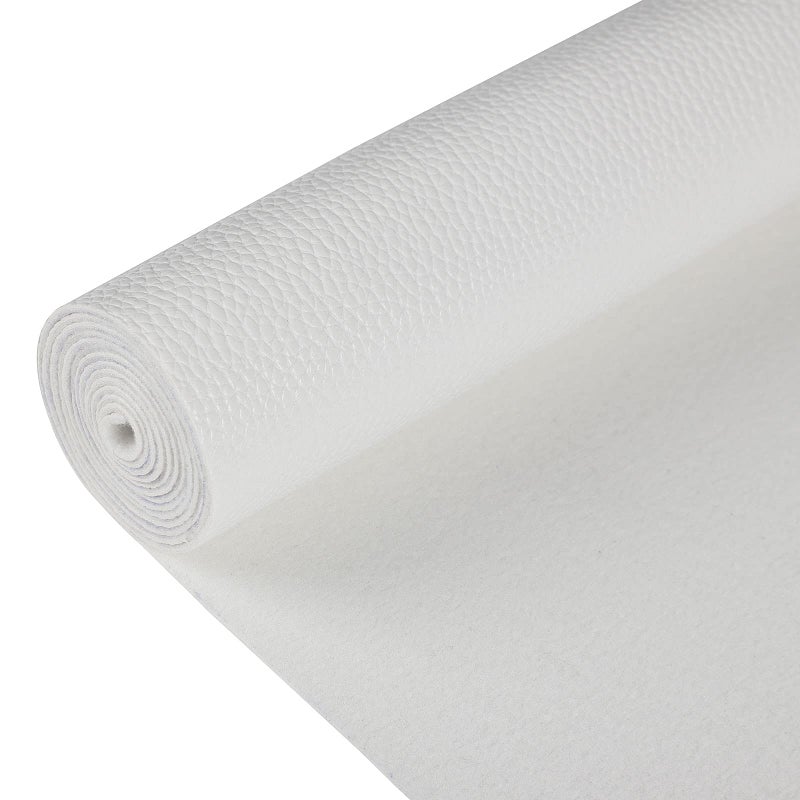 Picheng Solid Colored White Faux Leather Sheets PU Synthetic Leather Perfect for Craft DIY Handmade Jewelry Earrings Bow Making (White) - Image 3